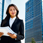 **

"A professional female architect, fully clothed in a tailored business suit and modest dress, standing in front of a modern skyscraper she designed, holding blueprints, perfect anatomy, correct proportions, natural pose, safe for work, appropriate content, professional, family-friendly, well-lit, architectural photography, high quality."

**