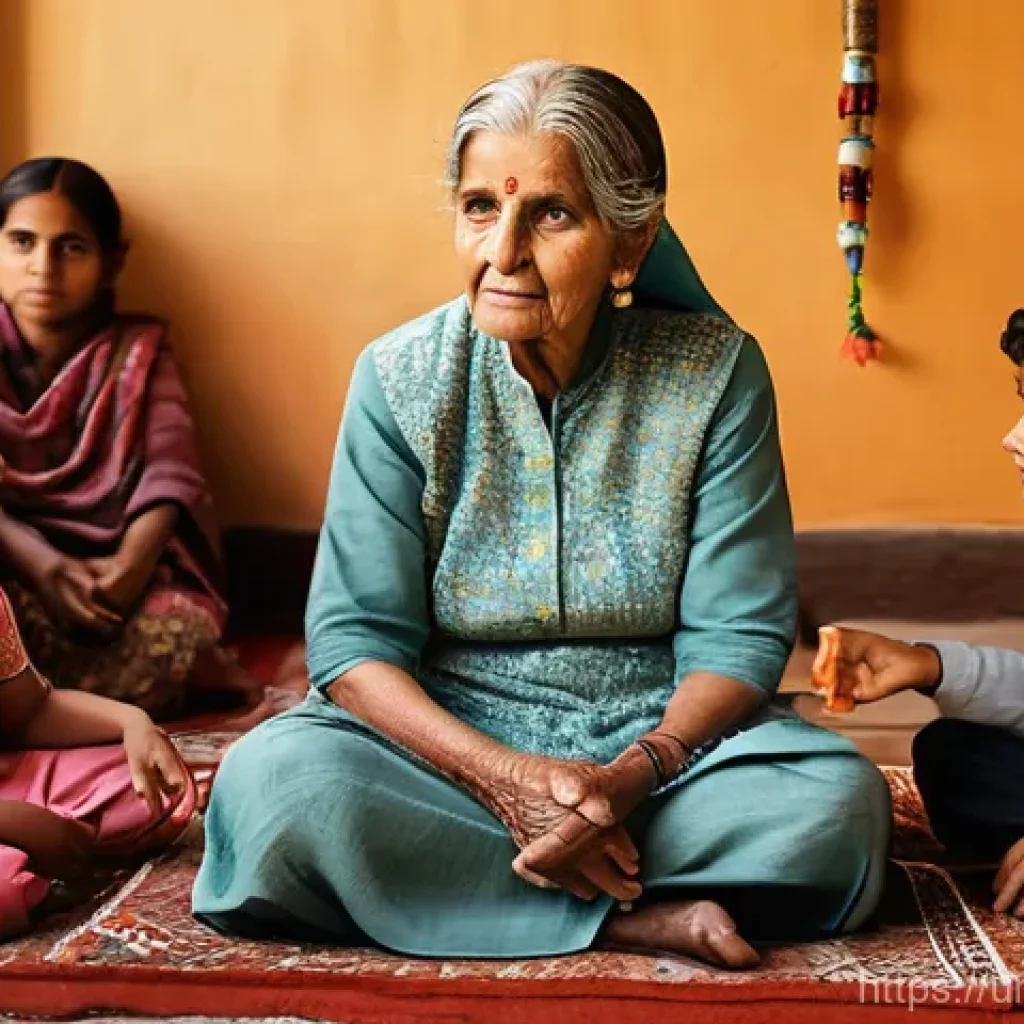 스토리텔러 직업의 장기적 성장 가능성 - **Prompt: The Heart of Tradition: A Grandmother's Tale**
A heartwarming and cozy scene depicting...