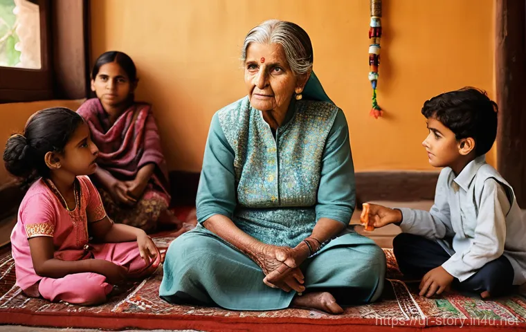 스토리텔러 직업의 장기적 성장 가능성 - **Prompt: The Heart of Tradition: A Grandmother's Tale**
    A heartwarming and cozy scene depicting...