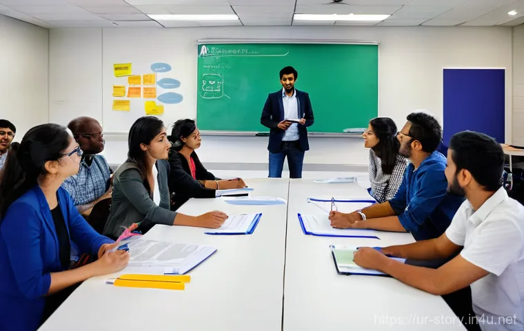 스토리텔러 자격증의 난이도 분석 - **Prompt: Community Connections Through Storytelling**
    A heartwarming scene depicting a storytel...