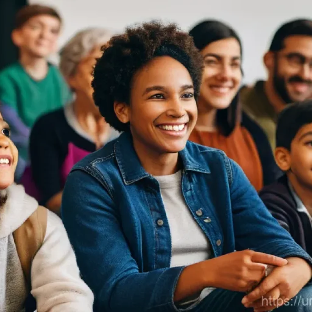 스토리텔러 직무에서의 스토리 제작 능력 향상 방법과 사례 분석과 연구 - "A diverse group of individuals, including children (wearing cute, age-appropriate clothes) and adul...