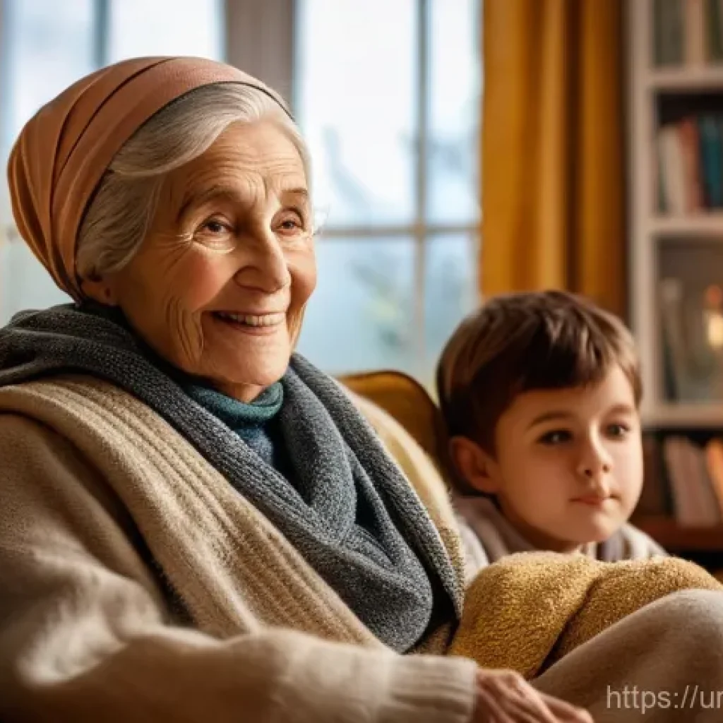 스토리텔러 자격증과 관련된 준비 과정과 성공 전략 분석과 연구 - **Prompt:** "A warm, inviting scene in a cozy living room. An elderly woman with a gentle smile, wea...