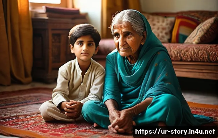 스토리텔러 관련 이론과 실제의 연결 - **Prompt 1: The Embrace of Stories - Intergenerational Wisdom**
    "A heartwarming, intimate portra...