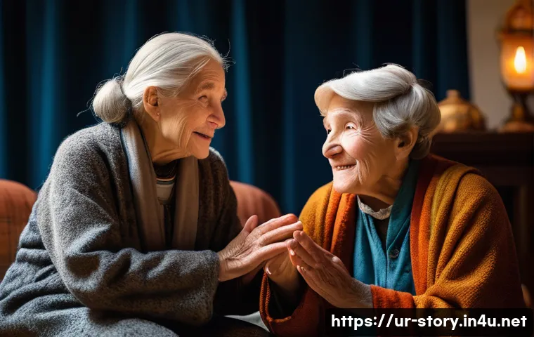 스토리텔러 실기 시험의 주요 평가 요소와 전략 분석과 연구 - **Prompt 1: The Heartfelt Storyteller and Engaged Audience**
"A heartwarming scene depicting a w...